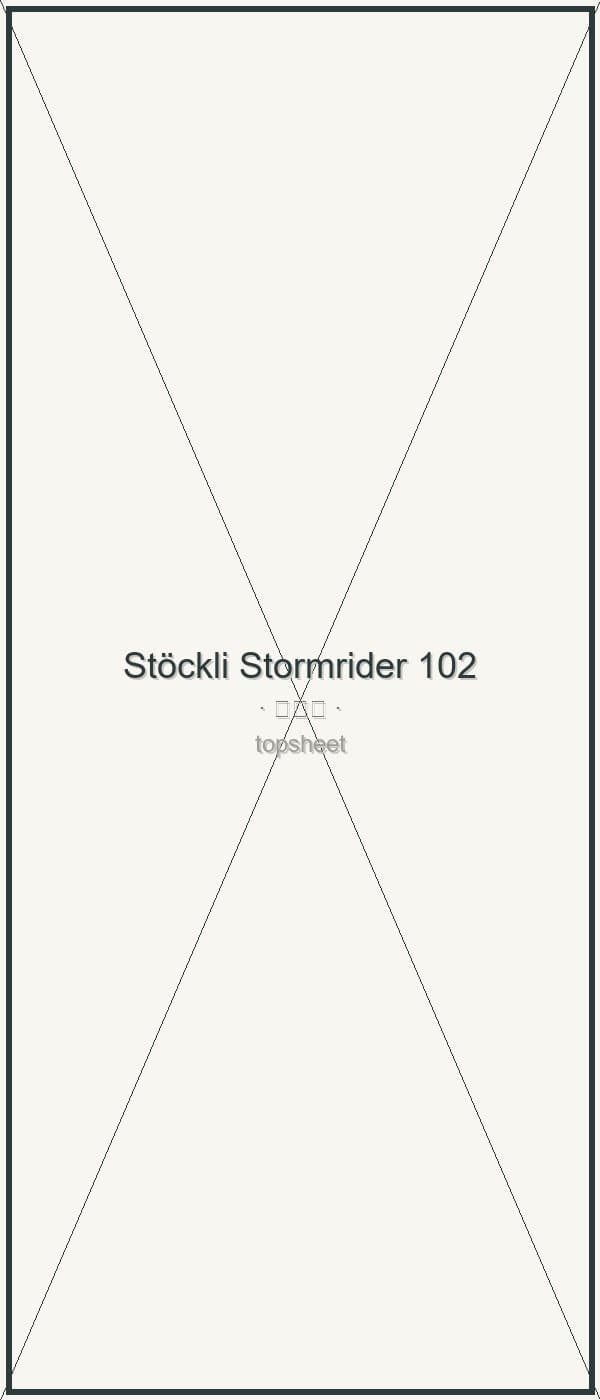 Stöckli Stormrider 102 板面 · 招牌 chevron 涂装